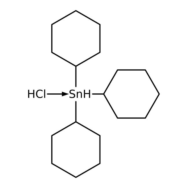Tricyclohexyltin chloride, 97%, C18H33Cl