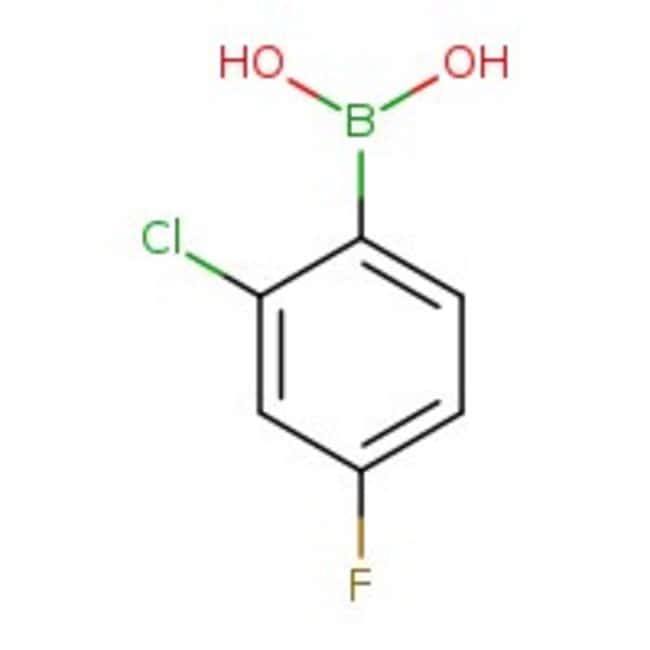 2-Chlor-4-Fluorbenzenboronsäure, 98 %, T
