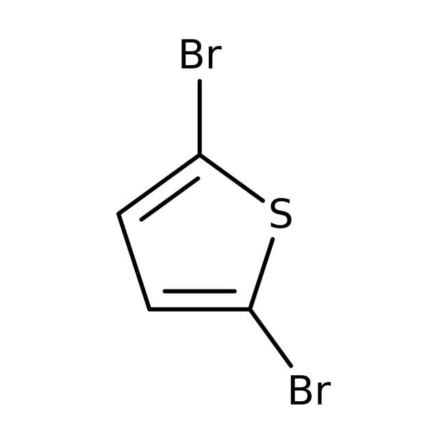 2,5-Dibromothiophene, 96%, C4H2Br2S, CAS