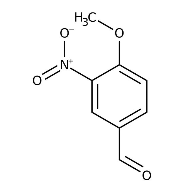4-Methoxy-3-nitrobenzaldehyde, 98%, C8H7