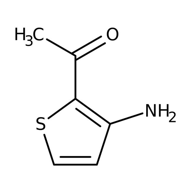 2-Acetyl-3-aminothiophene, 97%, C6H7NOS,