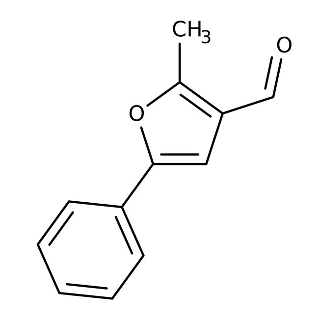 2-Methyl-5-phenyl-3-furaldehyde, 97%, C1