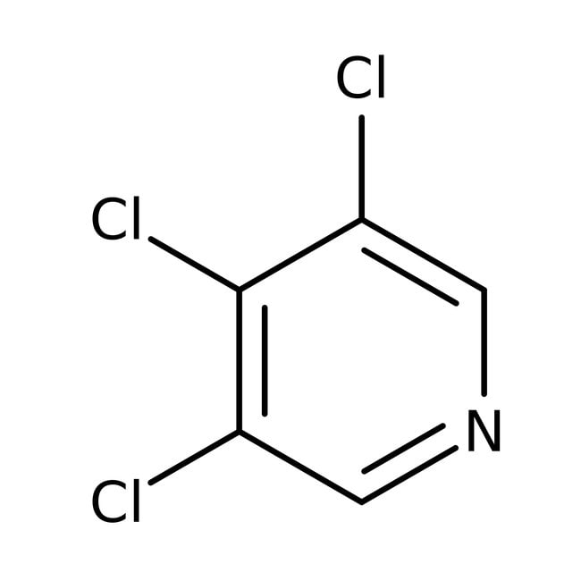3,4,5-Trichloropyridine, 98%, C5H2Cl3N,