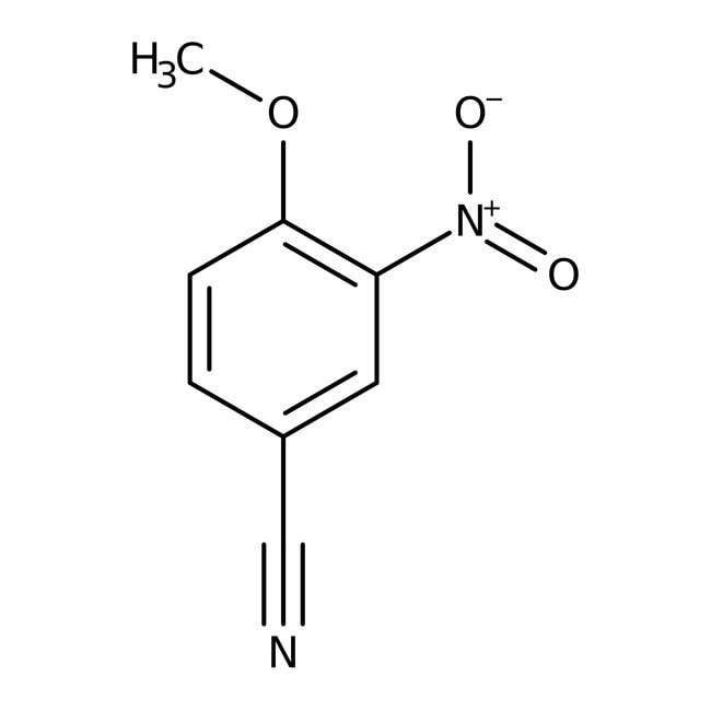 4-Methoxy-3-nitrobenzonitrile, 97%, C8H6