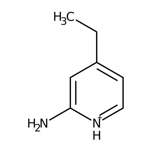 2-Amino-4-ethylpyridine, 97%, C7H10N2, C