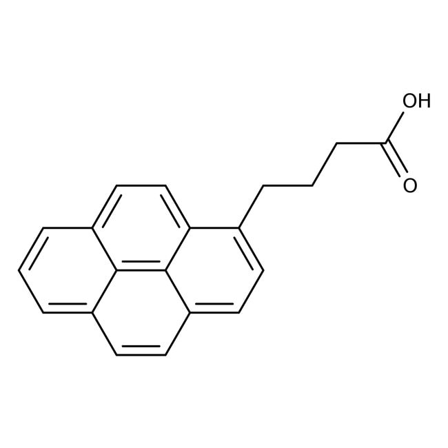 1-Pyrenebutyric acid, 97%, C20H16O2, CAS