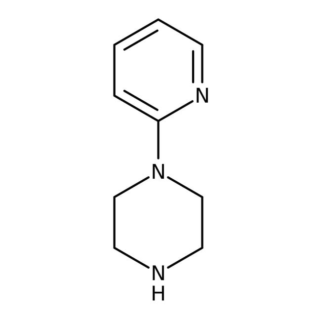 1-(2-Pyridyl)piperazine, 98%, C9H13N3, C