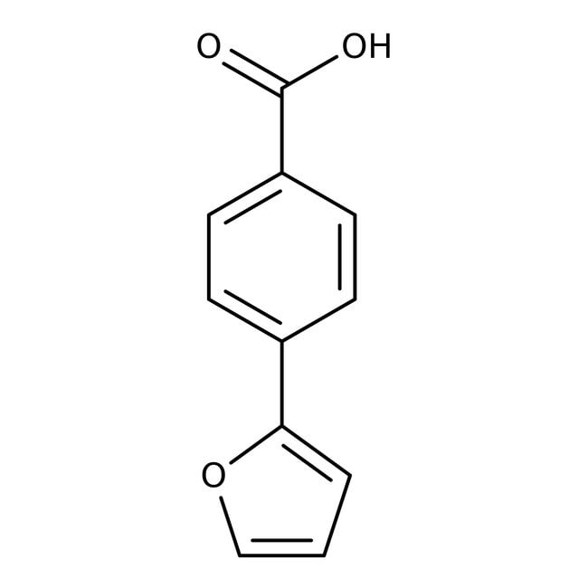 4-(2-Furyl)benzoic acid, 97%, C11H8O3, C