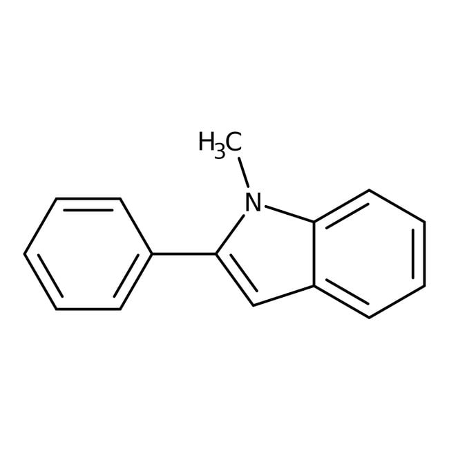 1-Methyl-2-phenylindole, 99%, C15H13N, C