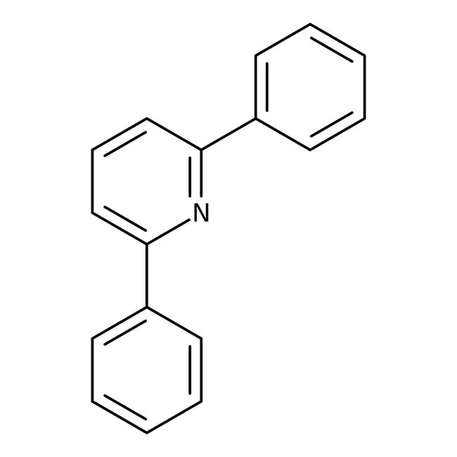2,6-Diphenylpyridine, 97%, C17H13N, CAS