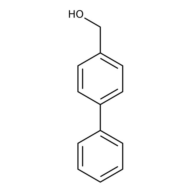4-Biphenylmethanol, >-98%, C13H12O, CAS