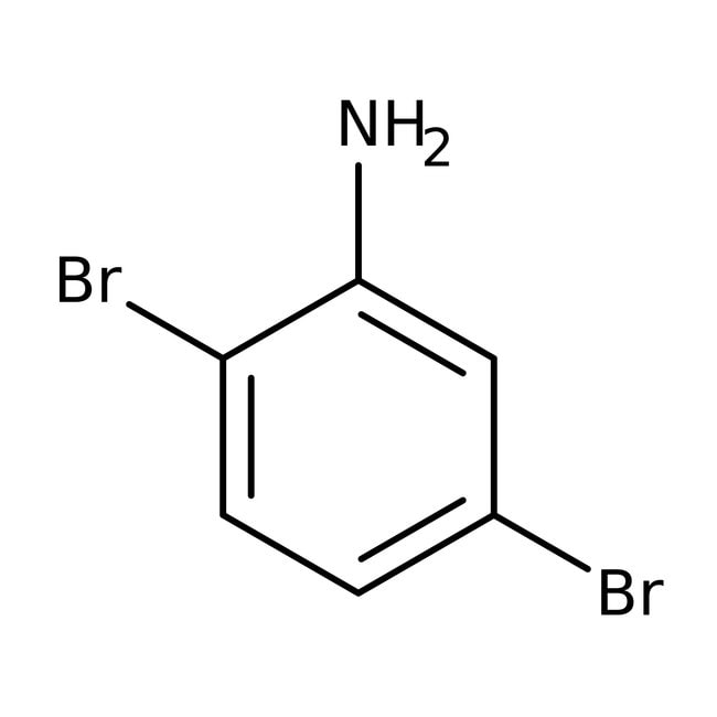 2,5-Dibromoaniline, 98%, C6H5Br2N, CAS N