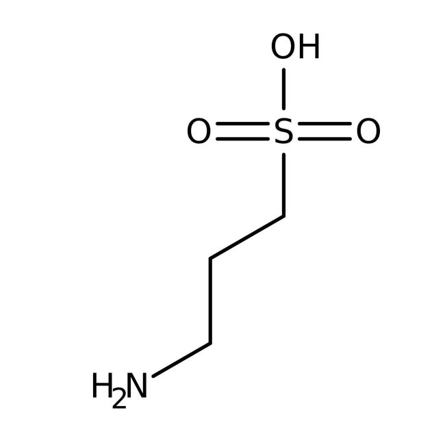 3-Aminopropane-1-sulfonic acid, 97%, C3H