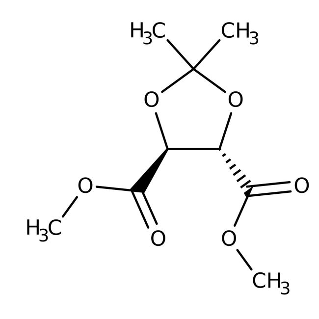 (+)-Dimethyl 2, 3-O-isopropylidene-D-tar