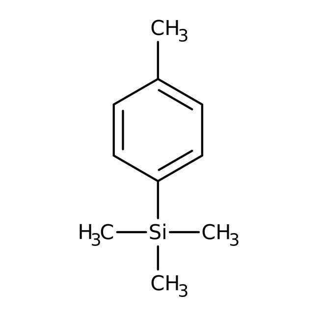 Trimethyl-p-tolylsilane, 97%, C10H16Si,