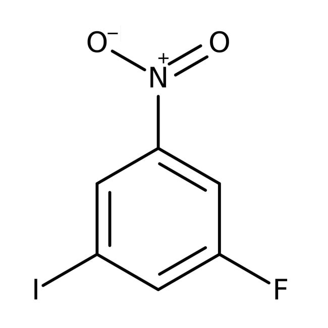 1-Fluoro-3-iodo-5-nitrobenzene, 98%, C6H