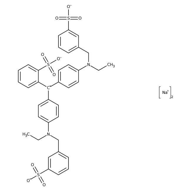 Erioglaucine sodium salt, C37H34N2Na2O9S