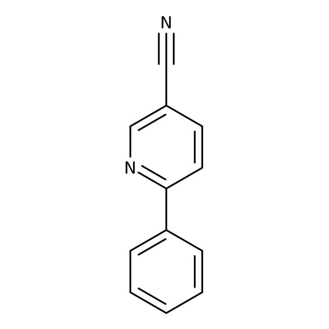 6-Phenylnicotinonitrile, 97%, C12H8N2, C