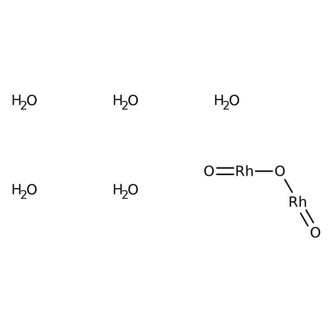 Rhodium(III) oxide pentahydrate, 99.99%,