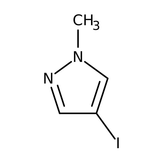 1-Methyl-4-iodo-1H-pyrazole, 97%, C4H5IN