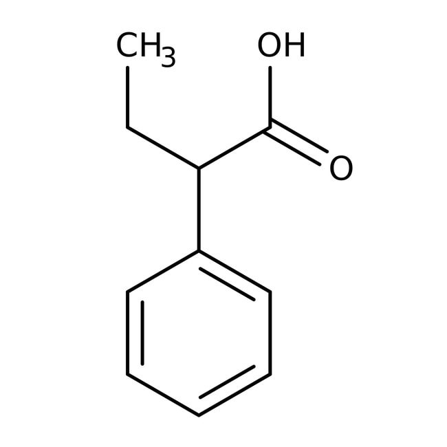 (S)-(+)-2-Phenylbutyric acid, 99%, C10H1