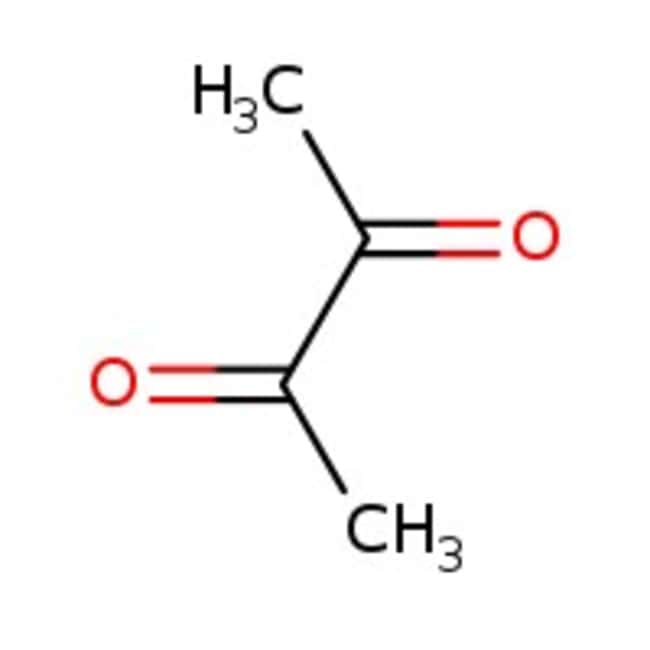 2,3-Butanedione, 99%, C4H6O2, CAS Number