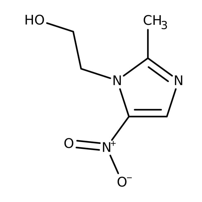 Metronidazole, 99%, C6H9N3O3, CAS Number