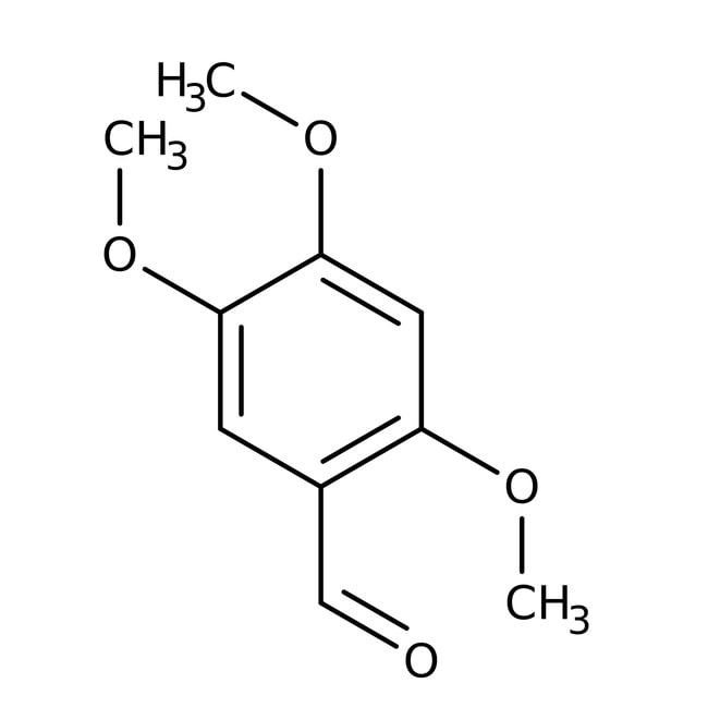 2,4,5-Trimethoxybenzaldehyde, 98%, C10H1