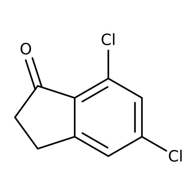 5,7-Dichloro-1-indanone, 97%, C9H6Cl2O,