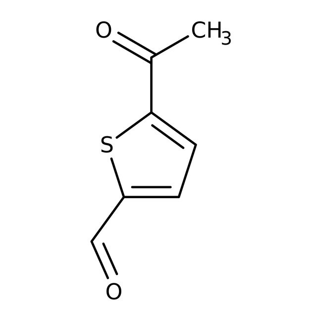 5-Acetyl-2-thiophenecarbaldehyde, 97%, C