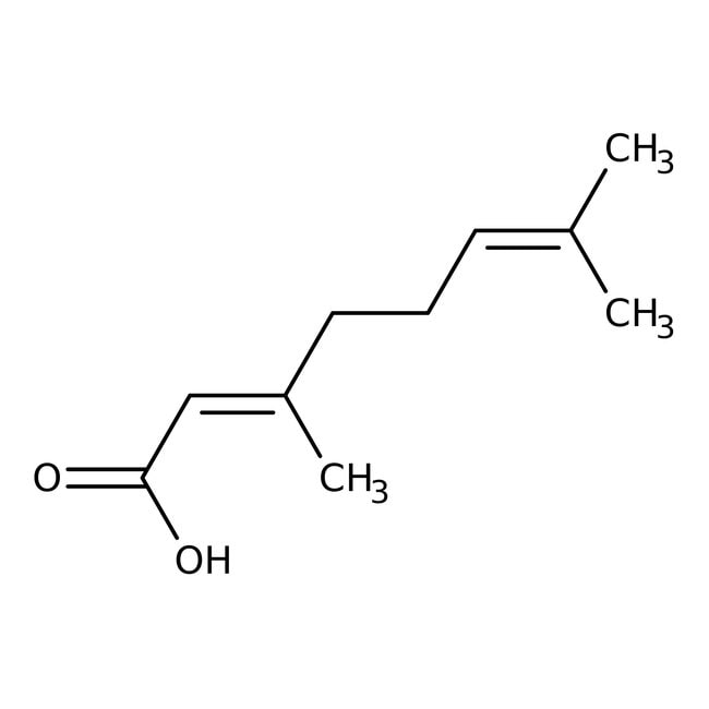 Geransäure, = 90 % (Summe der Isomere),