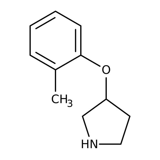 3-(2-Methylphenoxy)pyrrolidine, 95%, C11