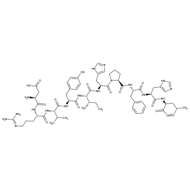 Angiotensin I (human), C62H89N17O14, CAS