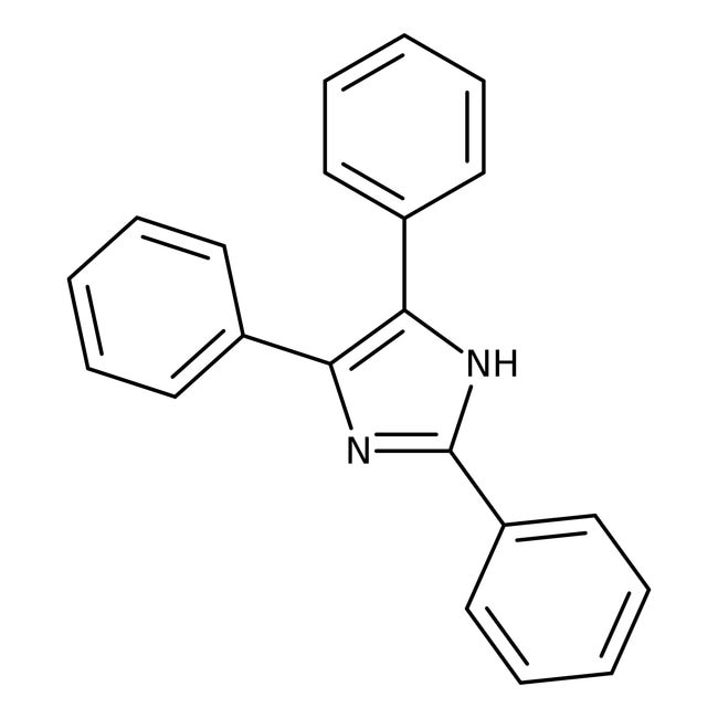 2,4,5-Triphenylimidazole, 97%, C21H16N2,