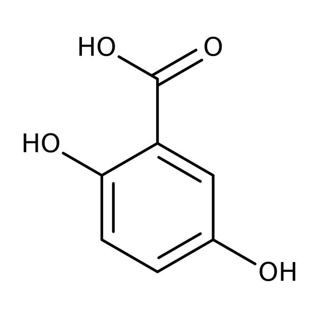 2,5-Dihydroxybenzoic acid, 99%, C7H6O4,