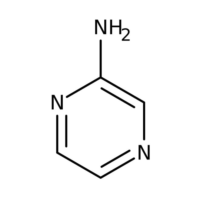 2-Aminopyrazine, 99%, C4H5N3, CAS Number