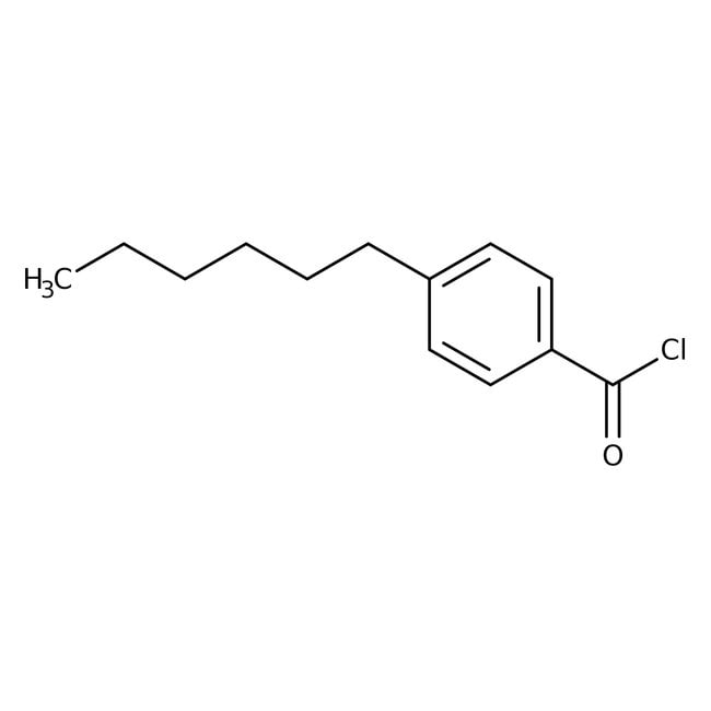 4-n-Hexylbenzoyl chloride, 98%, C13H17Cl