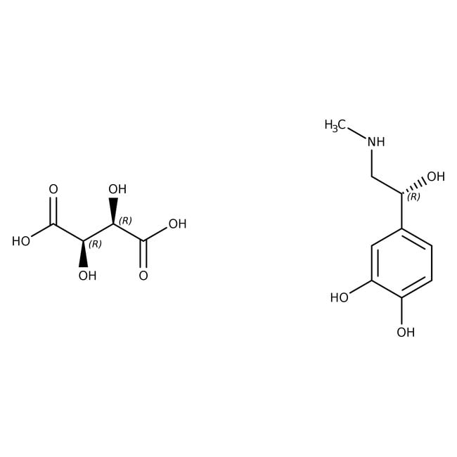 (-)-Epinephrine (+)-bitartrate salt, 98+