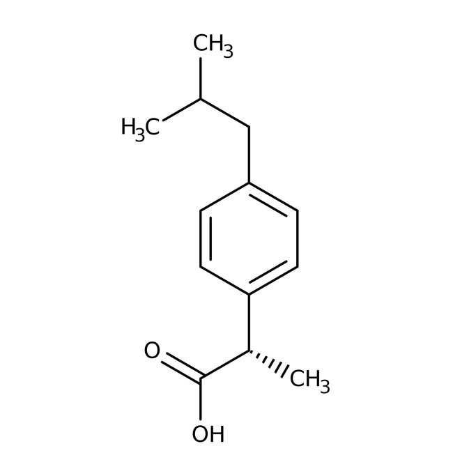 (S)-(+)-Ibuprofen, 99%, C13H18O2, CAS Nu