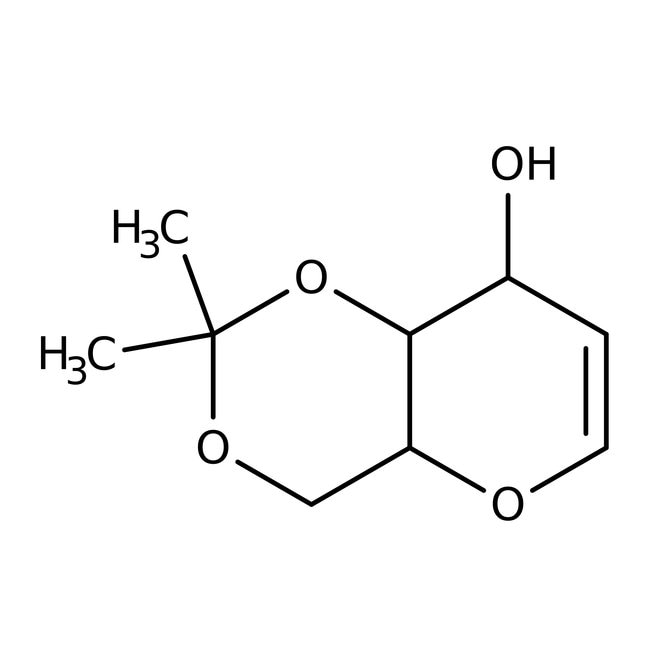 4,6-O-Isopropylidene-D-glucal, 97%, C9H1