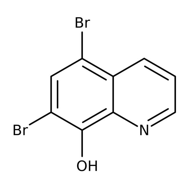 5,7-Dibromo-8-hydroxyquinoline, 98%, C9H