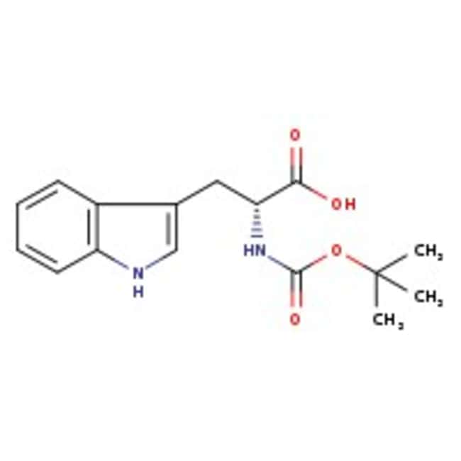 N(alpha)-Boc-D-tryptophan, 97%, C16H20N2