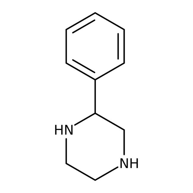 2-Phenylpiperazine, 96%, C10H14N2, CAS N