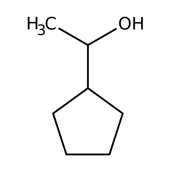 1-Cyclopentylethanol, 97%, C7H14O, CAS N