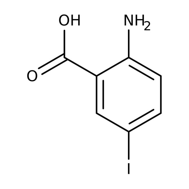 2-Amino-5-iodobenzoic acid, 98%, C7H6INO