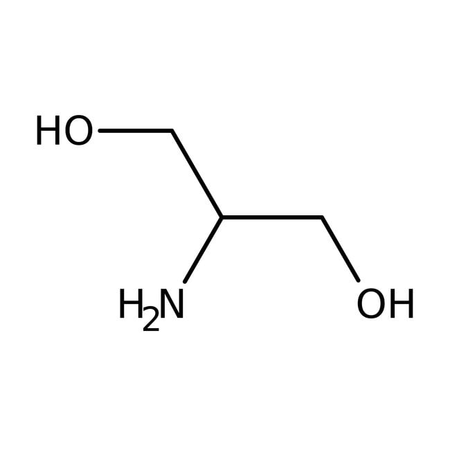2-Amino-1,3-propanediol, 98%, C3H9NO2, C