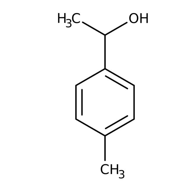 1-(4-Methylphenyl)ethanol, 97%, C9H12O,
