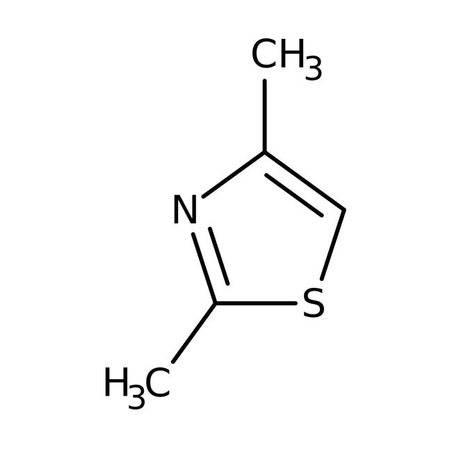 2,4-Dimethylthiazole, 99%, C5H7NS, CAS N