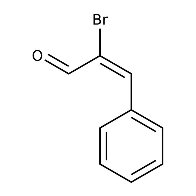 alpha-Bromocinnamaldehyde, 98%, C9H7BrO,