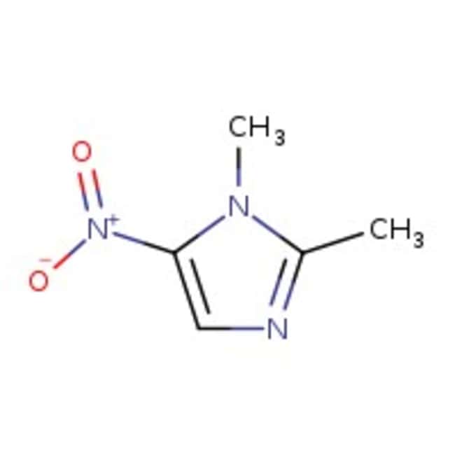 1,2-Dimethyl-5-nitroimidazole, 97%, C5H7